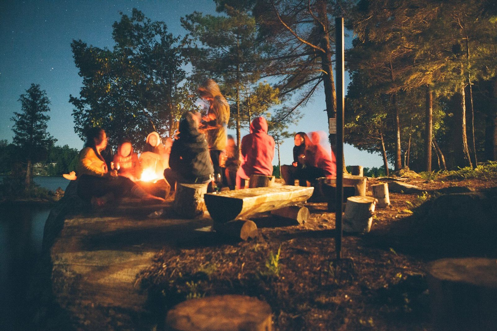 Scouts en reunión