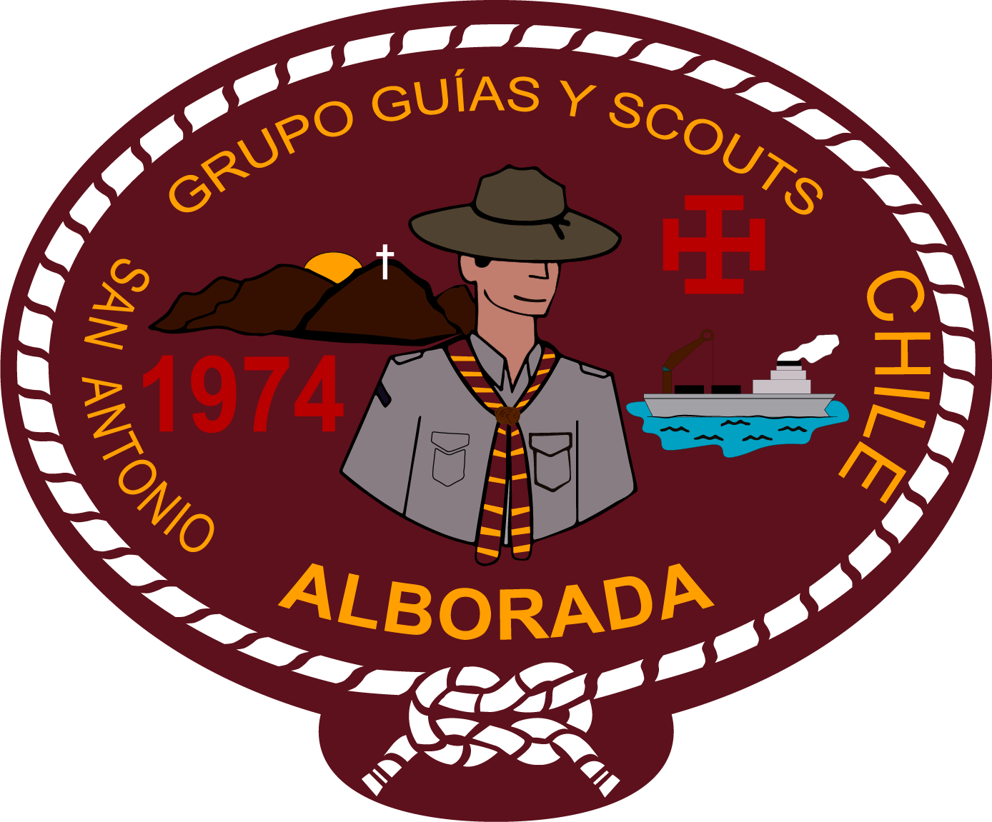 Logo Grupo Guías y Scouts Alborada
