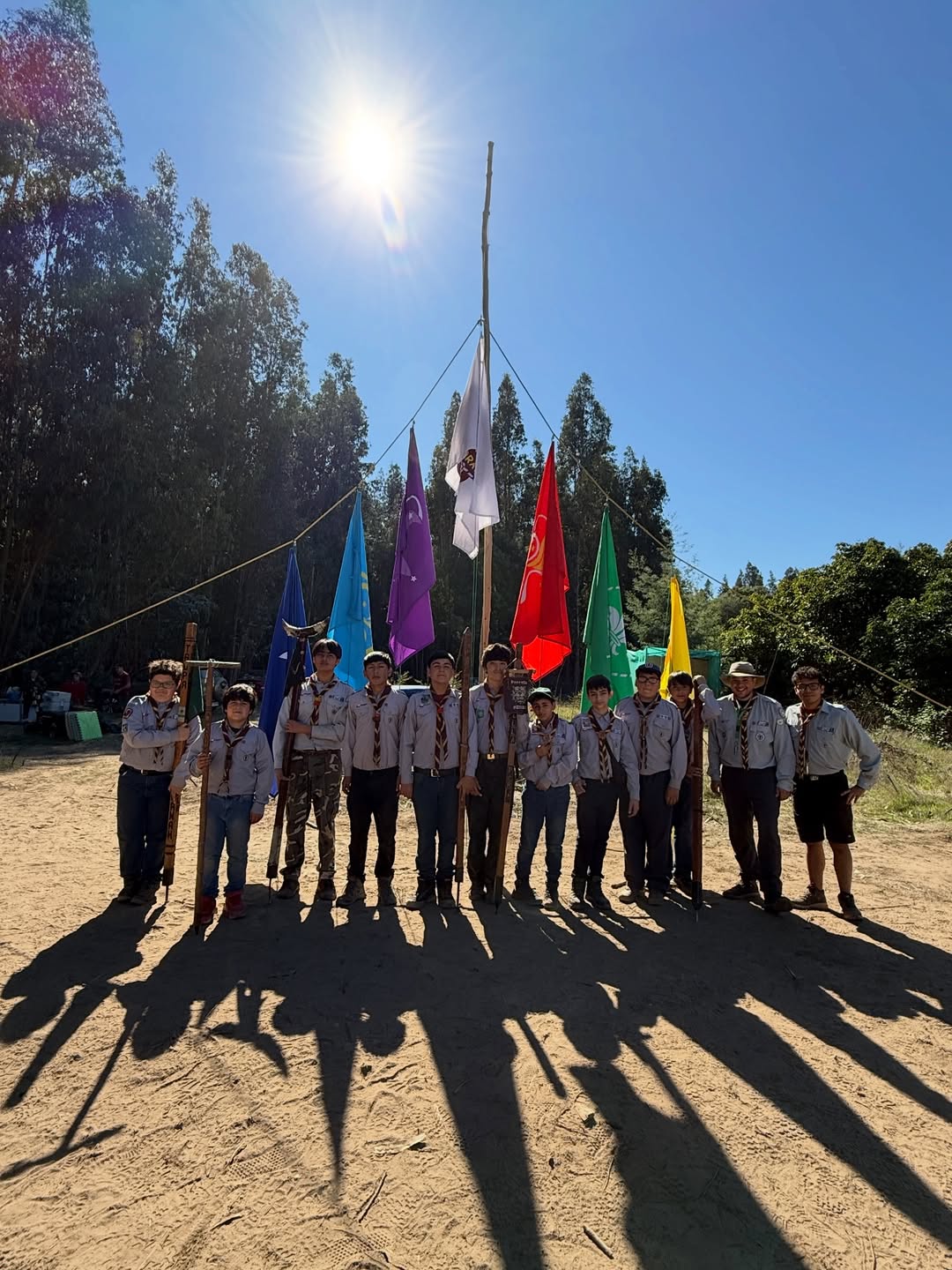 Scouts en campamento